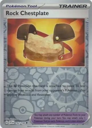 Scarlet & Violet Rock Chestplate #192/198 reverse holo